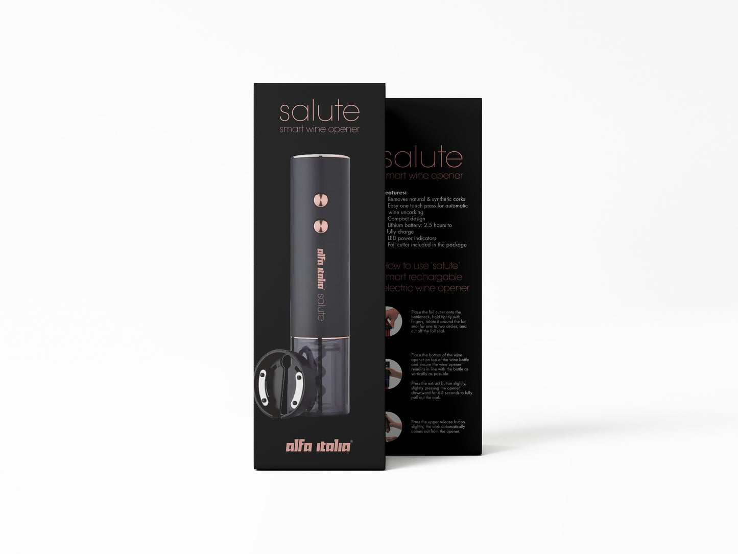 Salute Smart Wine Opener