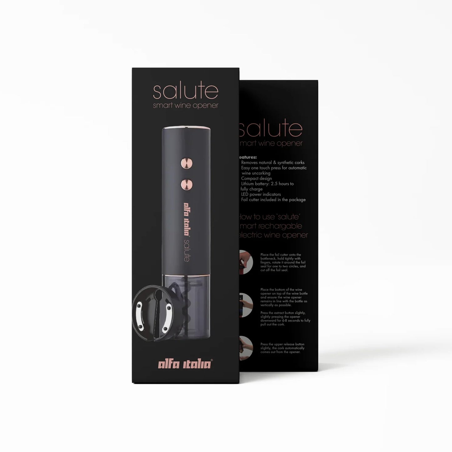 Salute Smart Wine Opener