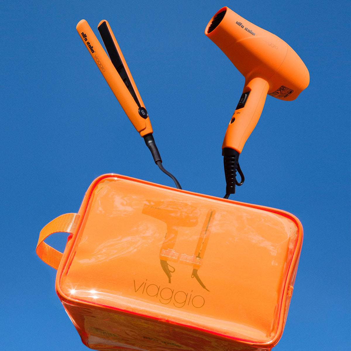 Viaggio Travel Set Styling - Neon Orange
