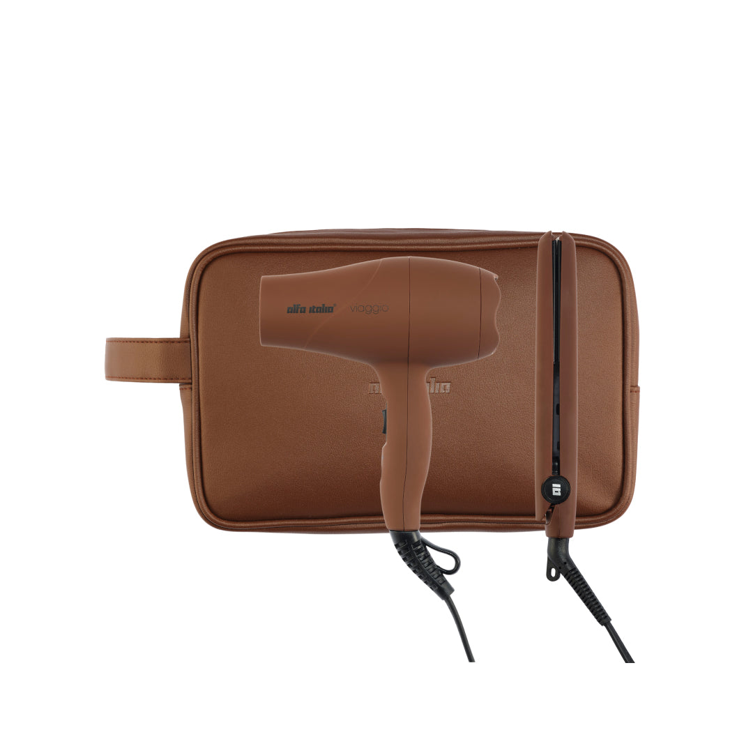 Viaggio Travel Styling Kit - Espresso